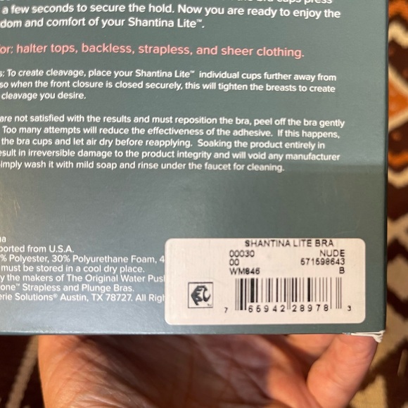 Shantina Lite Backless Strapless Front Closure Bra B Cup - Picture 5 of 5